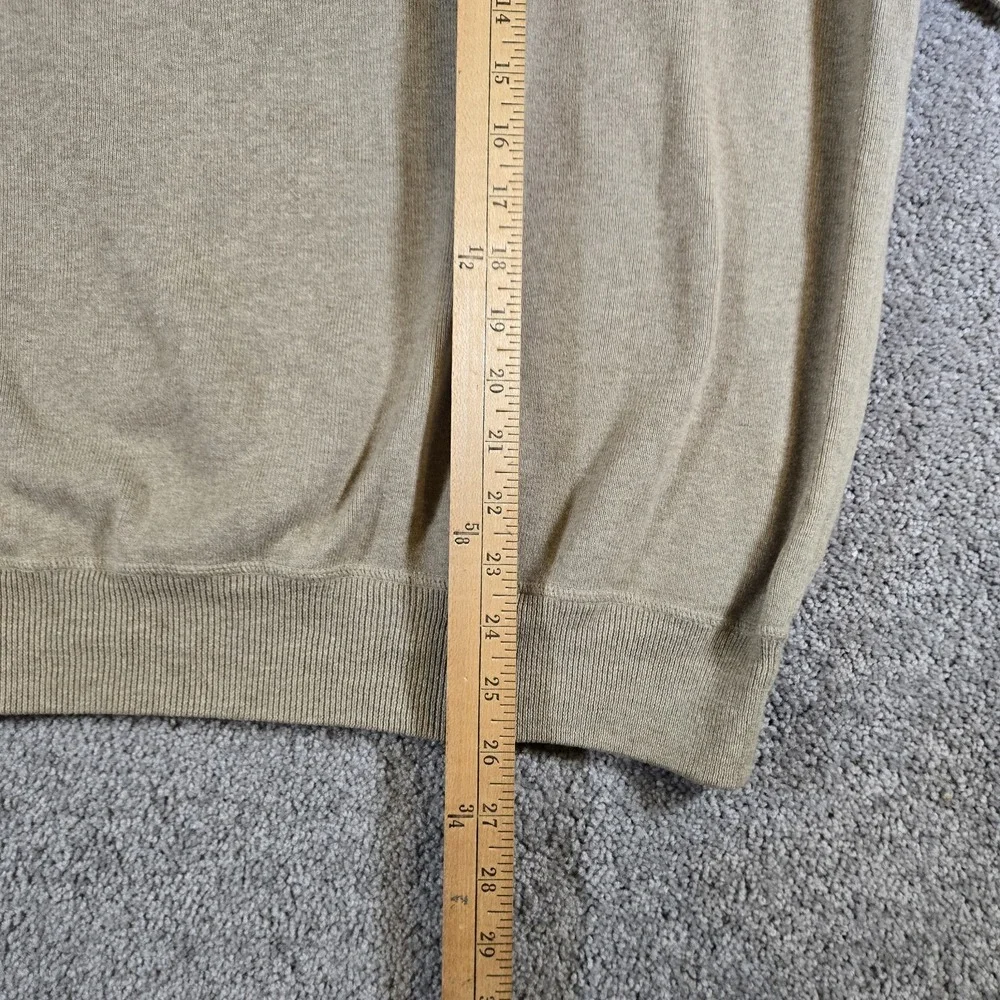 Polo Ralph Lauren Men's Khaki 100% Cotton Sweater Size XL Pony Logo
